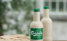 Carlsberg Group представила экспериментальные образцы бутылок из эковолокна