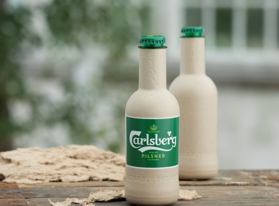 Carlsberg Group представила экспериментальные образцы бутылок из эковолокна