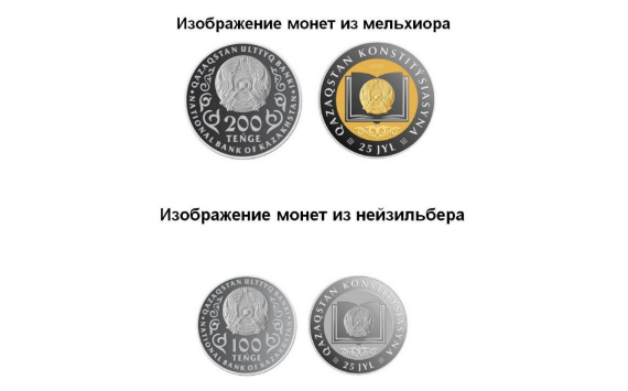Нацбанк выпустил в обращение коллекционные монеты в честь Конституции РК